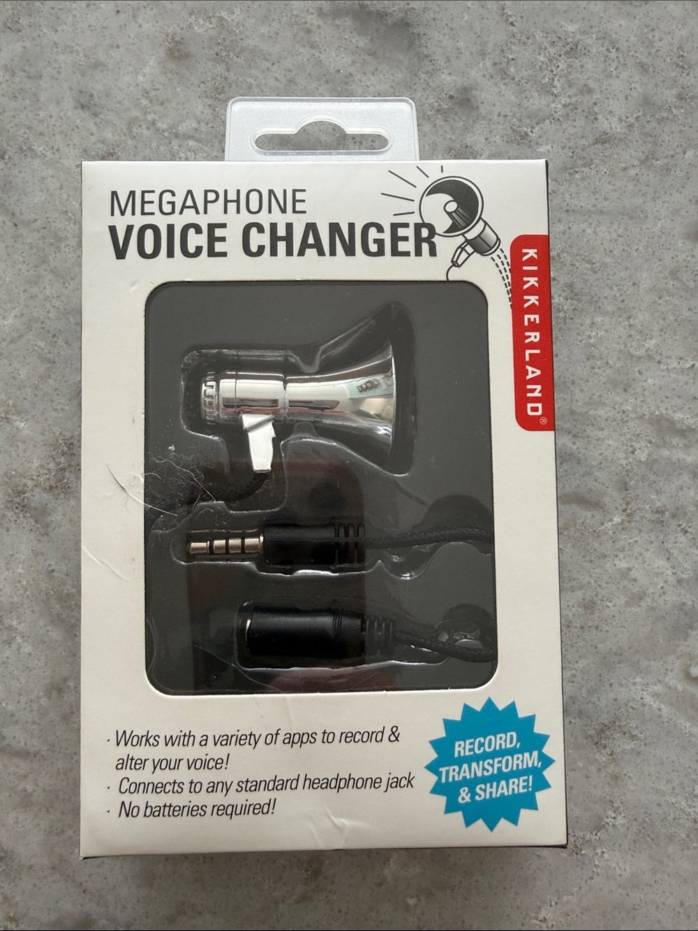 Kikkerland Megaphone Voice Changer